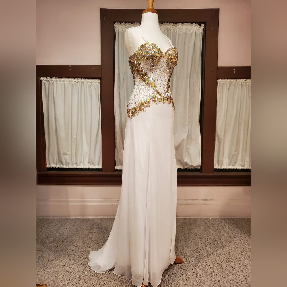 White Gown with Gems